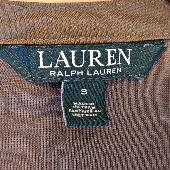 Ralph Lauren S army green top - Picture 3 of 4
